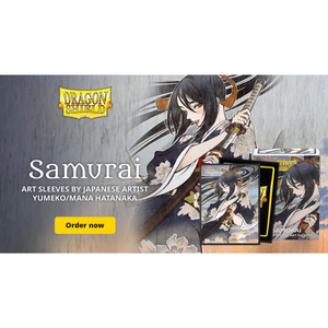 Dragon Shield Sleeves: Standard Matte Dual Art - Samurai 100CT Dragon Shield Sleeves: Standard Matte Dual Art - Samurai 100CT