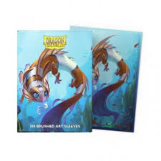 Dragon Shield Sleeves Standard Size Brushed Art Sleeves 100 "The Cinderfin/The Whiskerwing"-The Cinderfin-Dragon Shield-Ace Cards & Collectibles