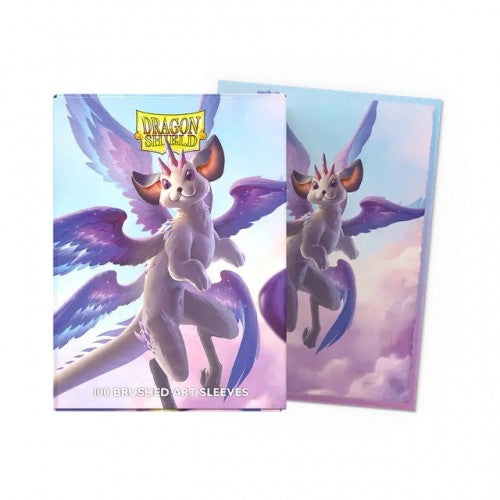 Dragon Shield Sleeves Standard Size Brushed Art Sleeves 100 "The Cinderfin/The Whiskerwing"-The Whiskerwing-Dragon Shield-Ace Cards & Collectibles