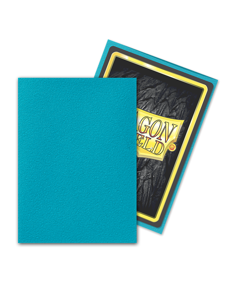 Dragon Shield Standard Matte Sleeves 100pcs - Matte Turquoise-Dragon Shield-Ace Cards &amp; Collectibles