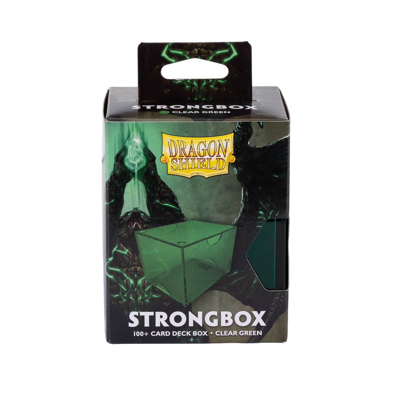 Dragon Shield Strongbox 100+ (New 2026)-Clear Green-Dragon Shield-Ace Cards & Collectibles