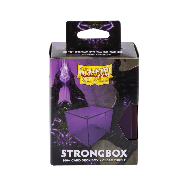 Dragon Shield Strongbox 100+ (New 2026)-Clear Purple-Dragon Shield-Ace Cards & Collectibles