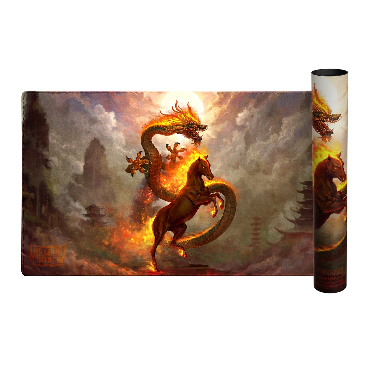Dragon Shield TCG Playmat "Fire Horse 2026"-Dragon Shield-Ace Cards & Collectibles