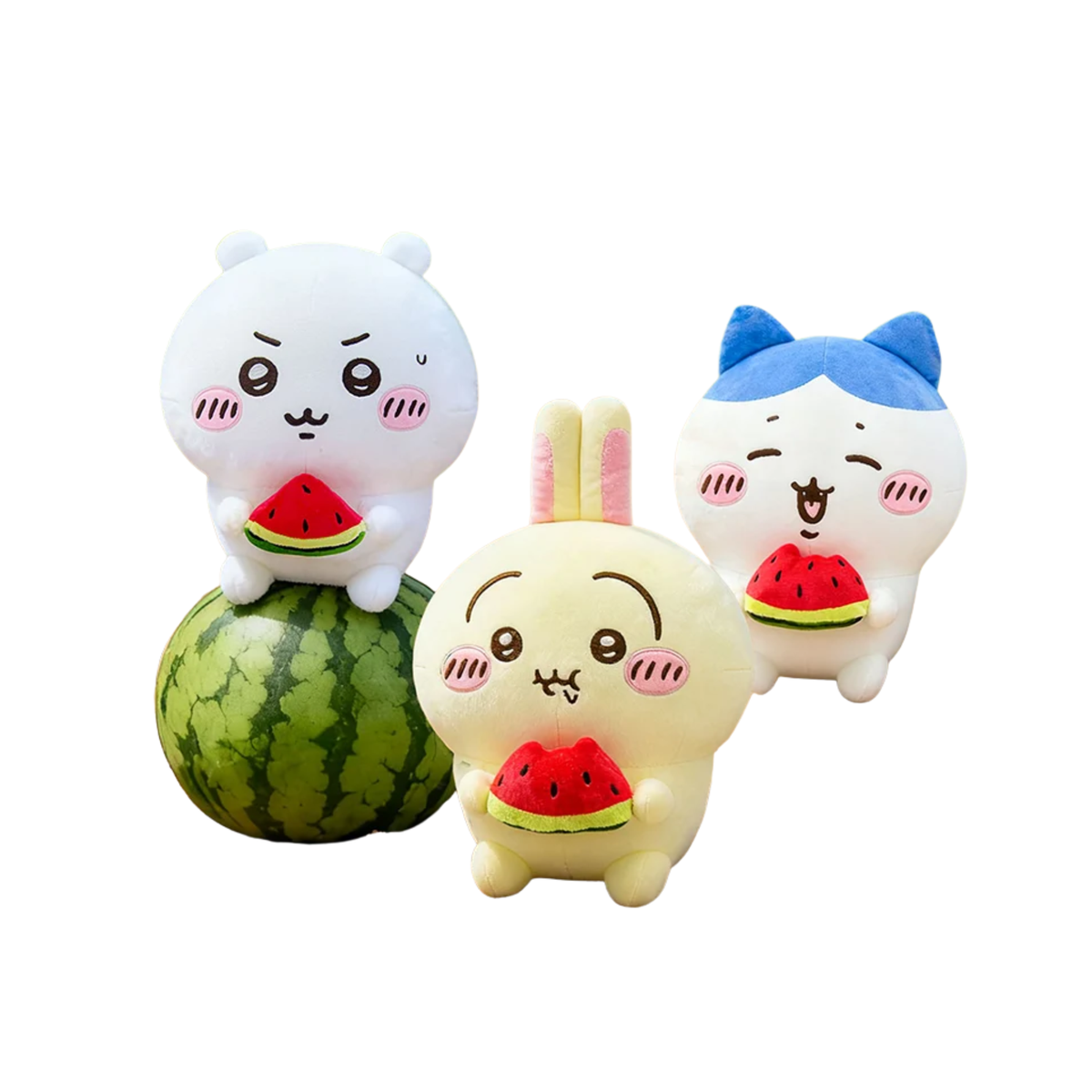 E-STRONG x Chiikawa Watermelon Series Plush Toy-Chiikawa-E-Strong-Ace Cards & Collectibles