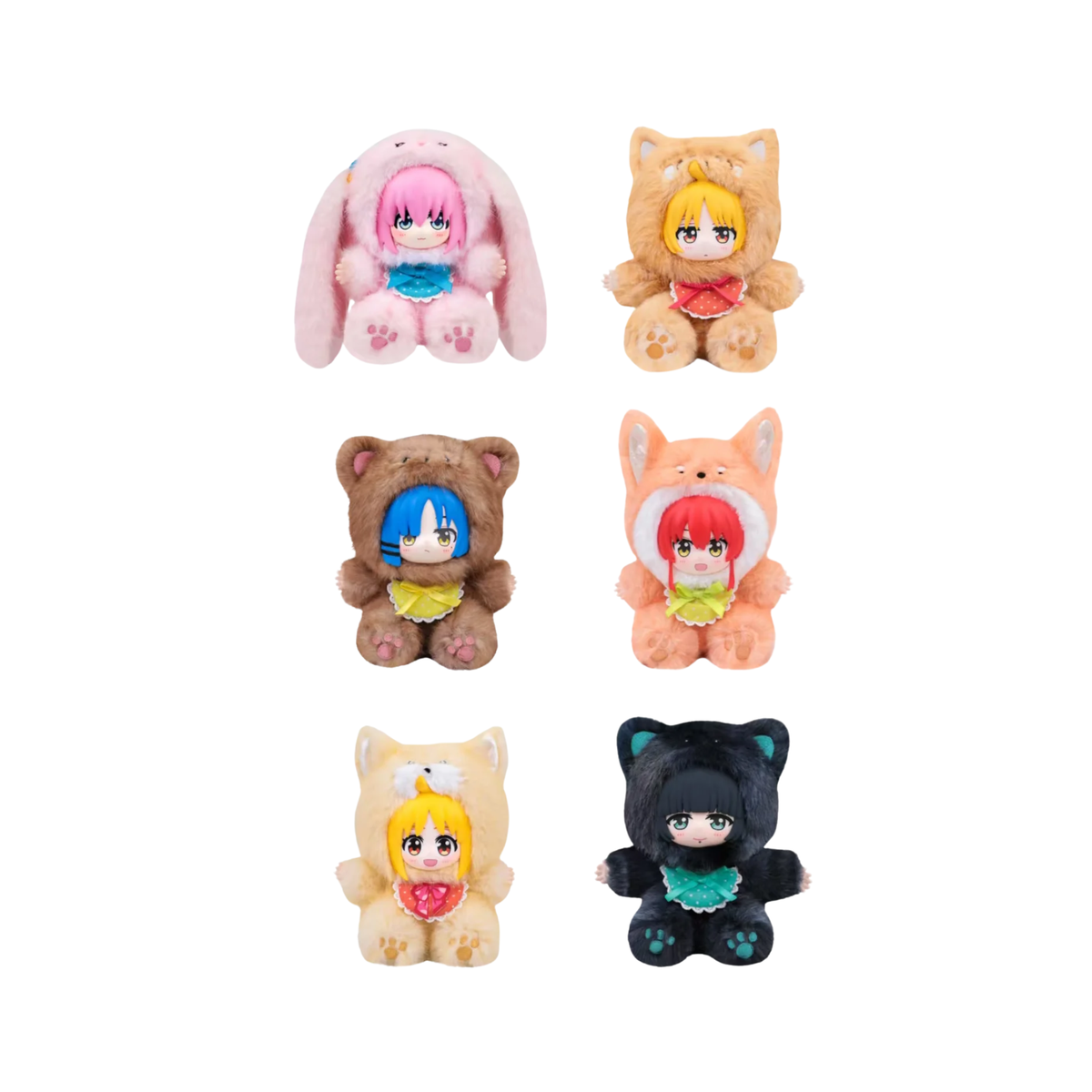 EAKI x Bocchi The Rock Plush Blind Box "Cute Sitting Series"-Single Box (Random)-EAKI-Ace Cards & Collectibles