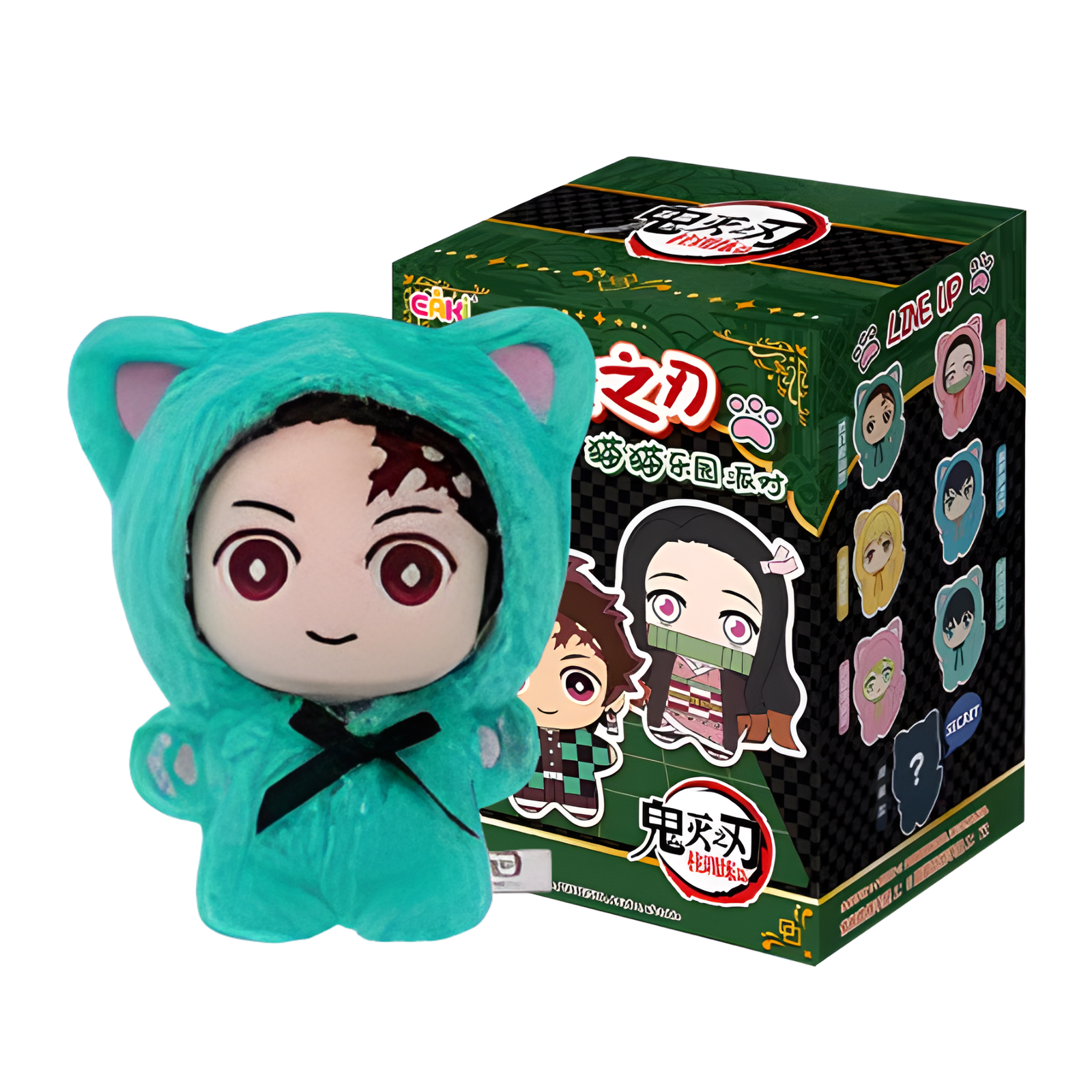 EAKI x Demon Slayer Cat Paradise Party Blind Box-Single Box (Random)-EAKI-Ace Cards & Collectibles