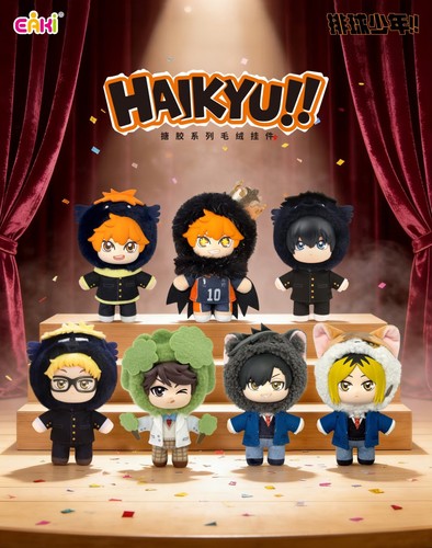 EAKI x Haikyu!! Mascot Plush Series-Single Box (Random)-EAKI-Ace Cards & Collectibles