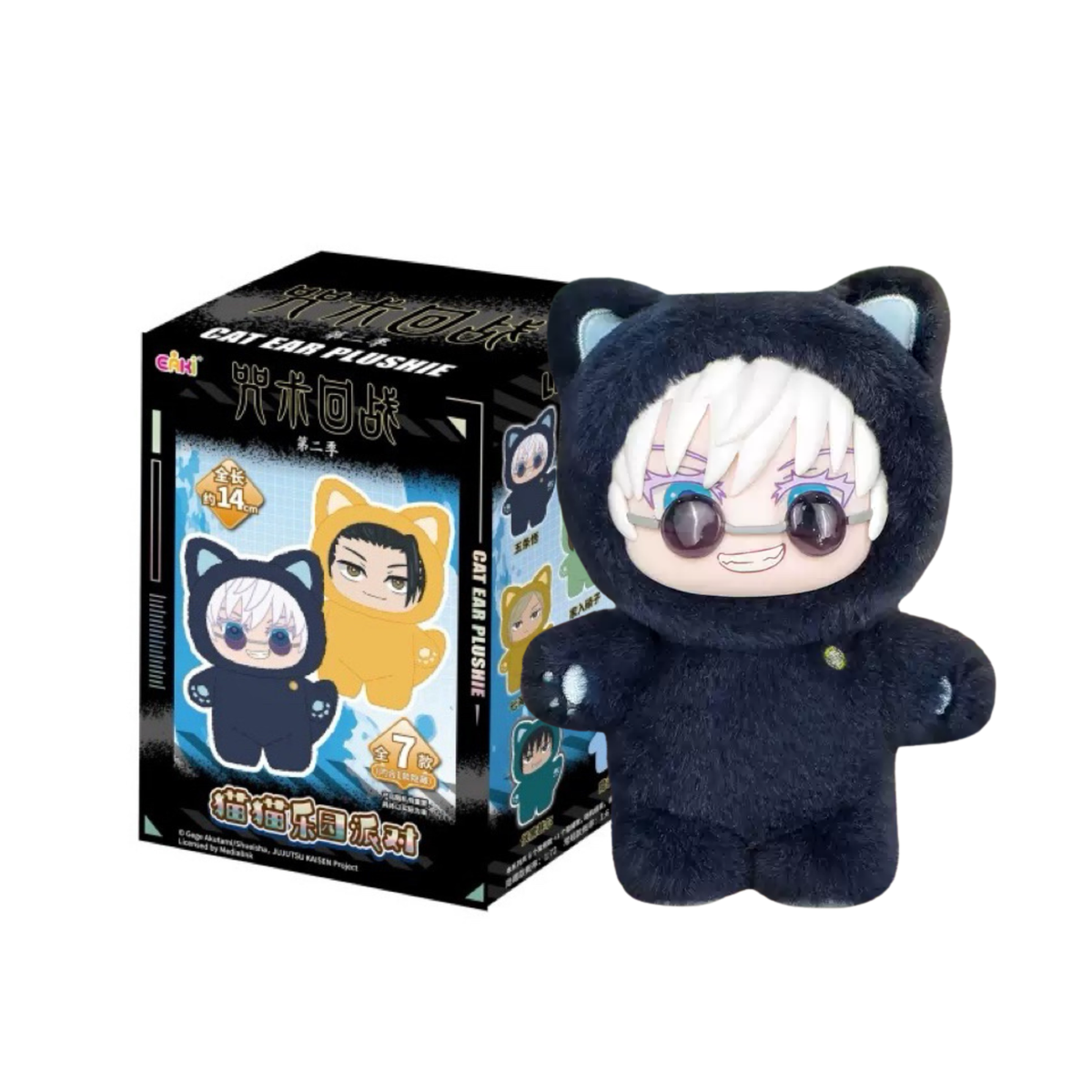 EAKI x Jujutsu Kaisen Cat Ear Plushie Blind Box-Single Box (Random)-EAKI-Ace Cards & Collectibles