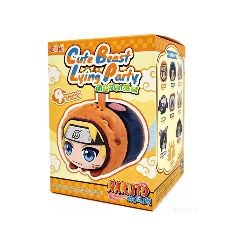 EAKI x Naruto Shippuden "Cute Beast Lying Party Series" Plush Toys Blind Box-Single Box (Random)-EAKI-Ace Cards & Collectibles