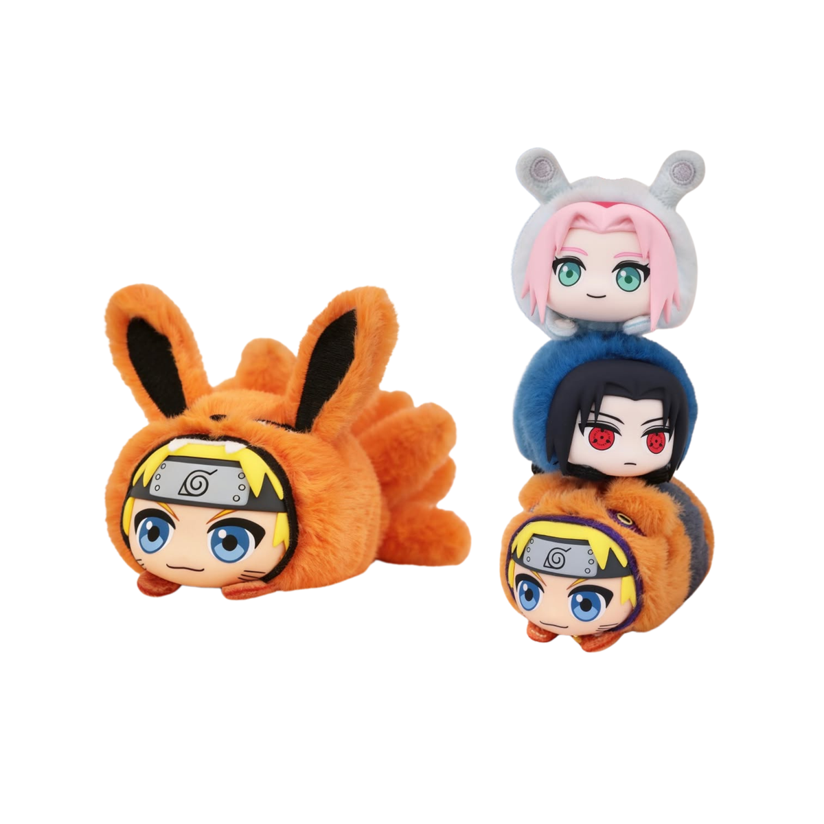 EAKI x Naruto Shippuden "Cute Beast Lying Party Series" Plush Toys Blind Box-Single Box (Random)-EAKI-Ace Cards & Collectibles