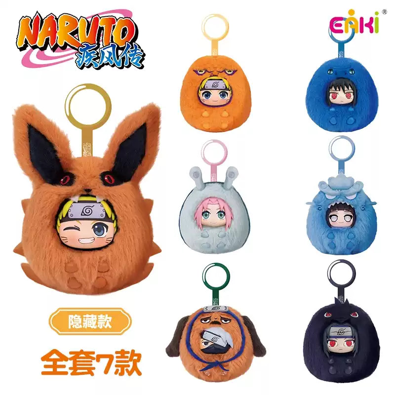 EAKI x Naruto Shippuden Cute Plush Keychain-Single Box (Random)-EAKI-Ace Cards & Collectibles