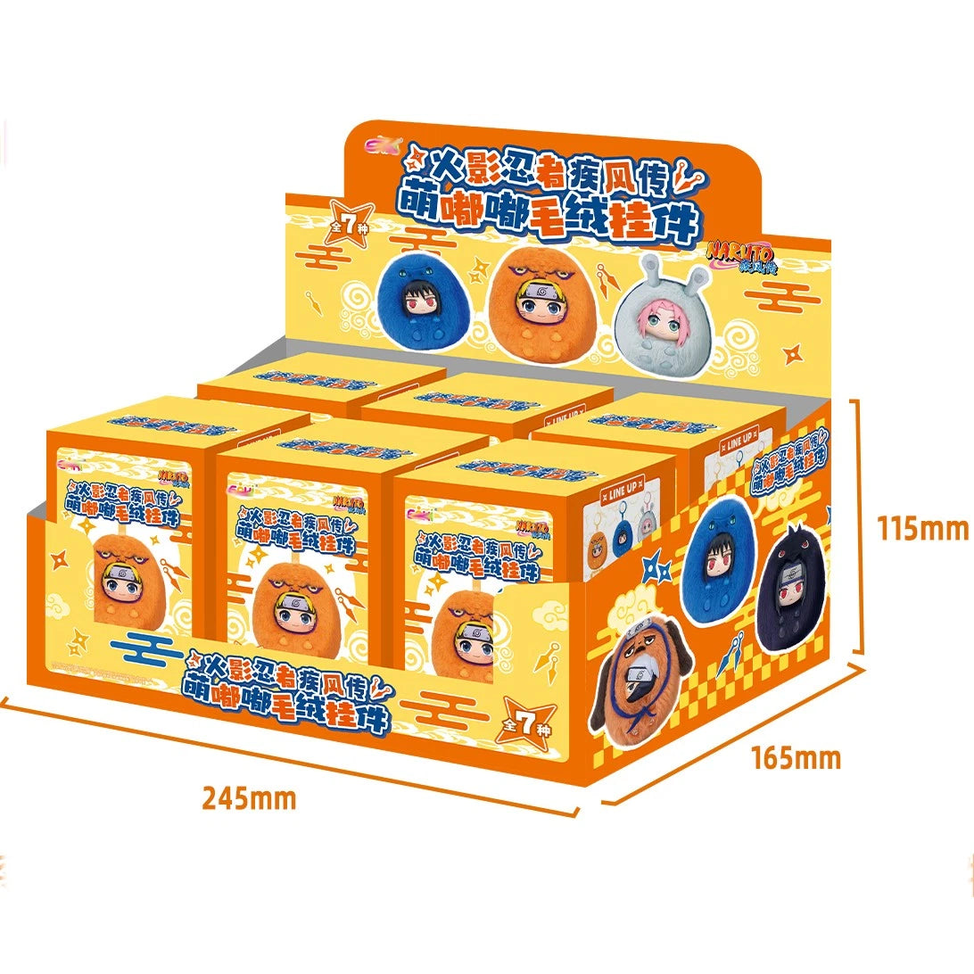 EAKI x Naruto Shippuden Cute Plush Keychain-Whole Box (6pcs)-EAKI-Ace Cards & Collectibles