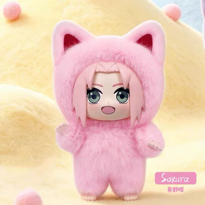 EAKI x Naruto Shippuden Kitten Land Series Plush Doll Blind Box-Single Box (Random)-EAKI-Ace Cards & Collectibles