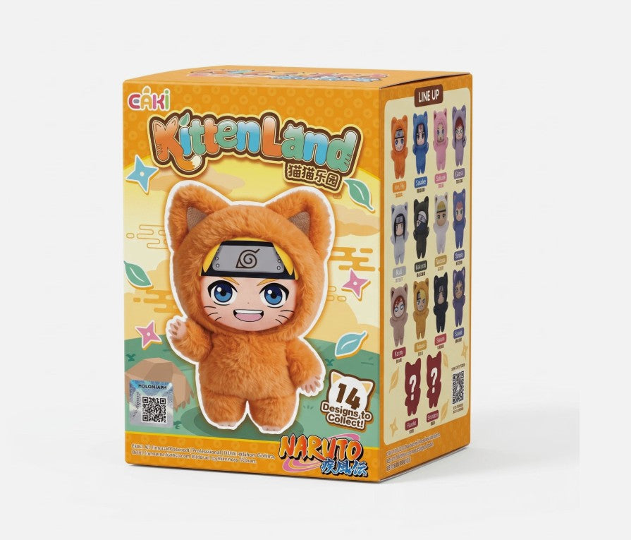 EAKI x Naruto Shippuden Kitten Land Series Plush Doll Blind Box-Single Box (Random)-EAKI-Ace Cards & Collectibles