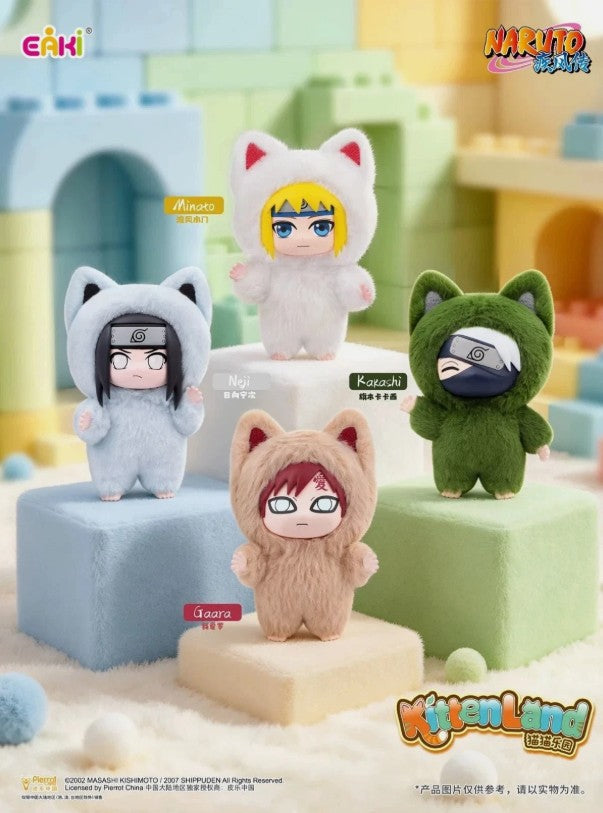 EAKI x Naruto Shippuden Kitten Land Series Plush Doll Blind Box-Single Box (Random)-EAKI-Ace Cards & Collectibles