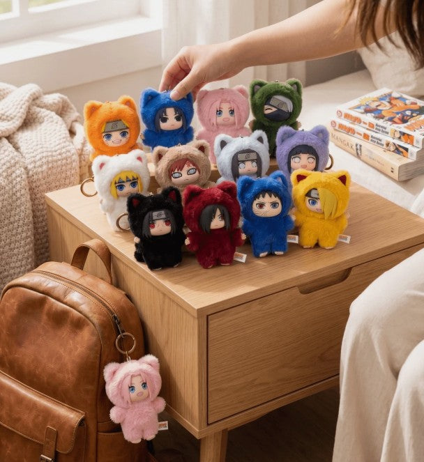 EAKI x Naruto Shippuden Kitten Land Series Plush Doll Blind Box-Single Box (Random)-EAKI-Ace Cards & Collectibles