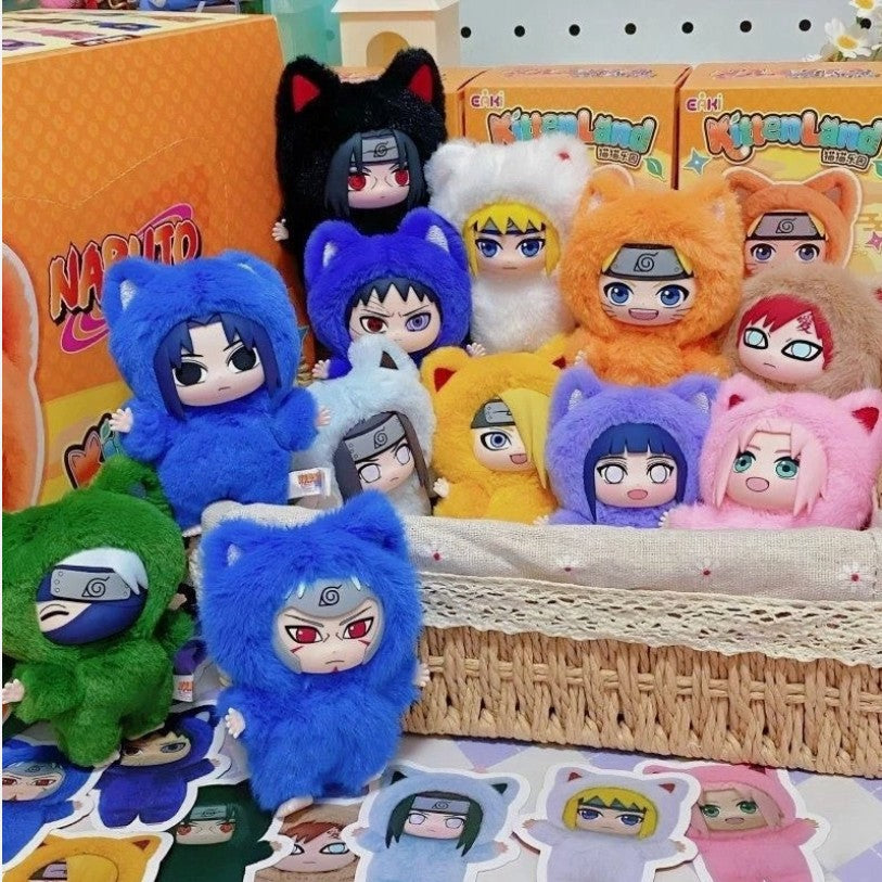 EAKI x Naruto Shippuden Kitten Land Series Plush Doll Blind Box-Single Box (Random)-EAKI-Ace Cards & Collectibles