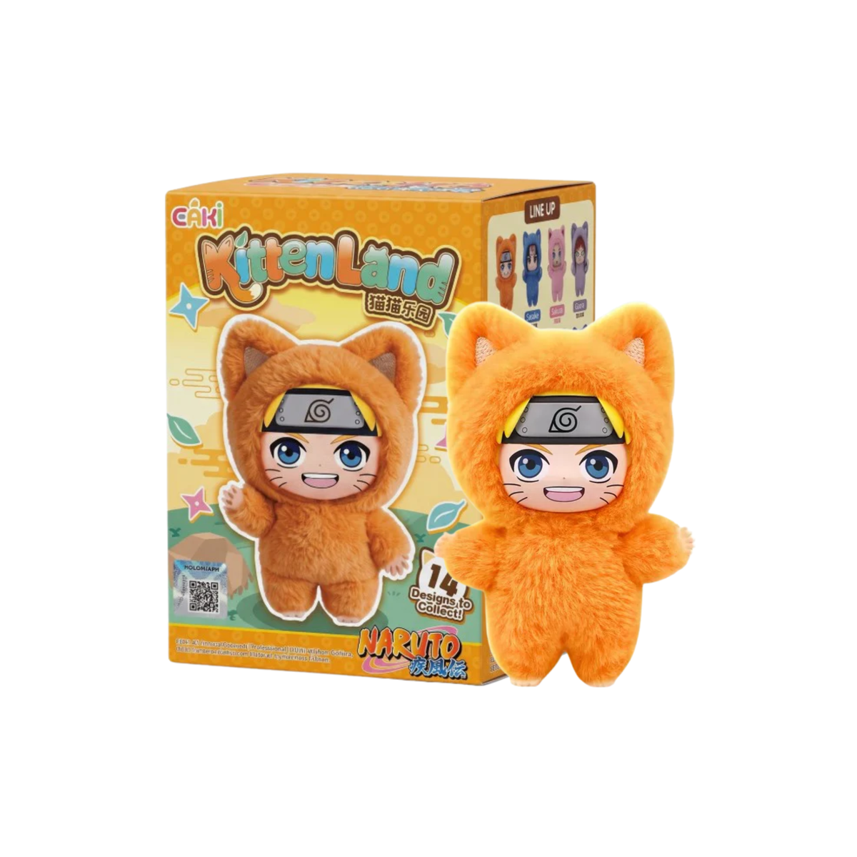 EAKI x Naruto Shippuden Kitten Land Series Plush Doll Blind Box-Single Box (Random)-EAKI-Ace Cards & Collectibles