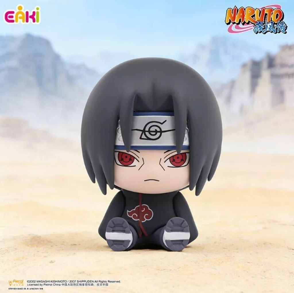 EAKI x Naruto Shippuden "Sticky Sitting Series" Figure Blind Box-Single Box (Random)-EAKI-Ace Cards & Collectibles