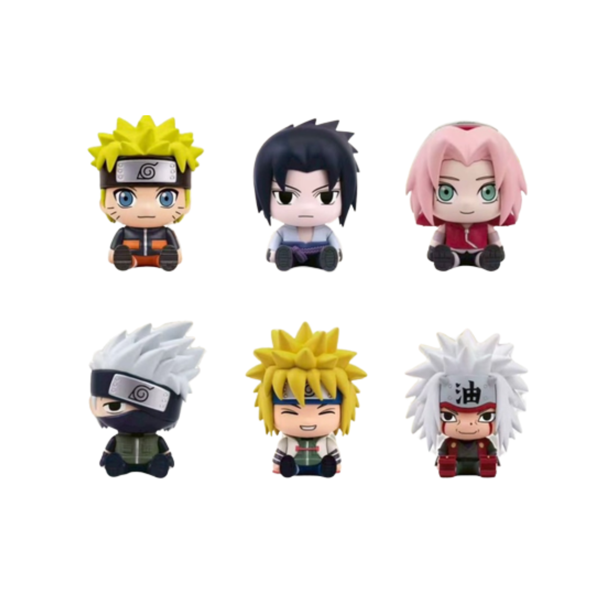 EAKI x Naruto Shippuden "Sticky Sitting Series" Figure Blind Box-Single Box (Random)-EAKI-Ace Cards & Collectibles