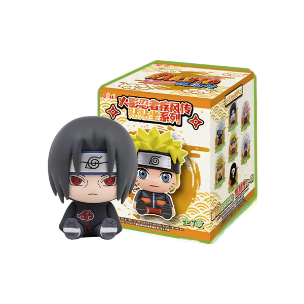 EAKI x Naruto Shippuden "Sticky Sitting Series" Figure Blind Box-Single Box (Random)-EAKI-Ace Cards & Collectibles