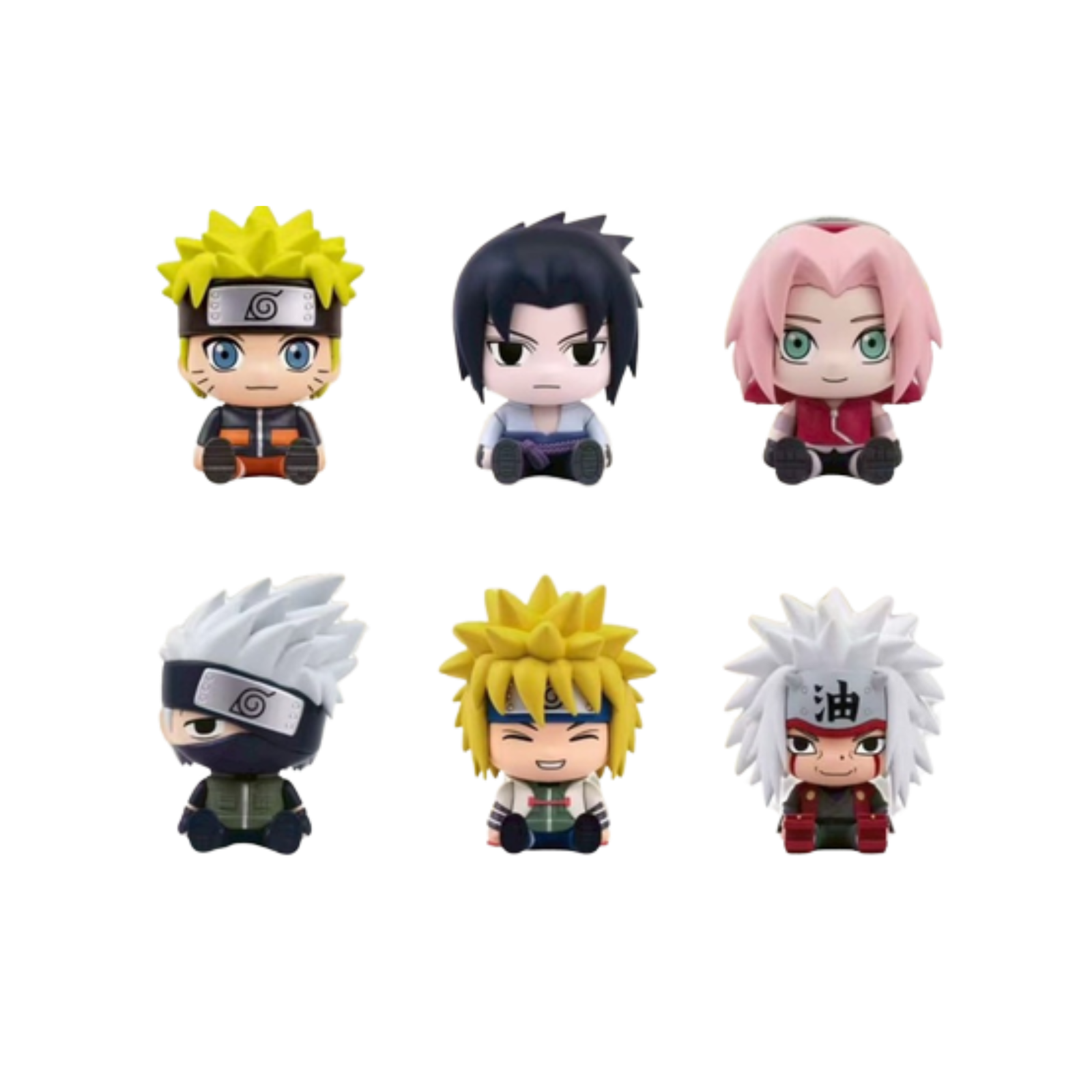 EAKI x Naruto Shippuden "Sticky Sitting Series" Figure Blind Box-Single Box (Random)-EAKI-Ace Cards & Collectibles