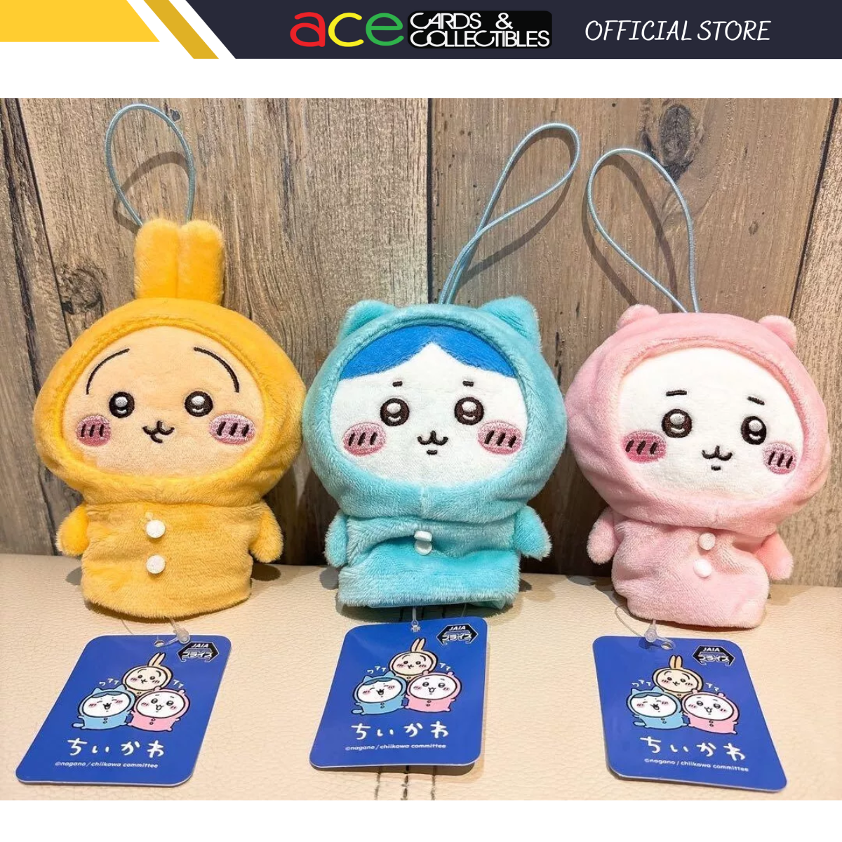 EIKOH x Chiikawa Finger Puppet Plush "Usagi / Hachiware / Chiikawa"-Usagi-Eikoh-Ace Cards & Collectibles
