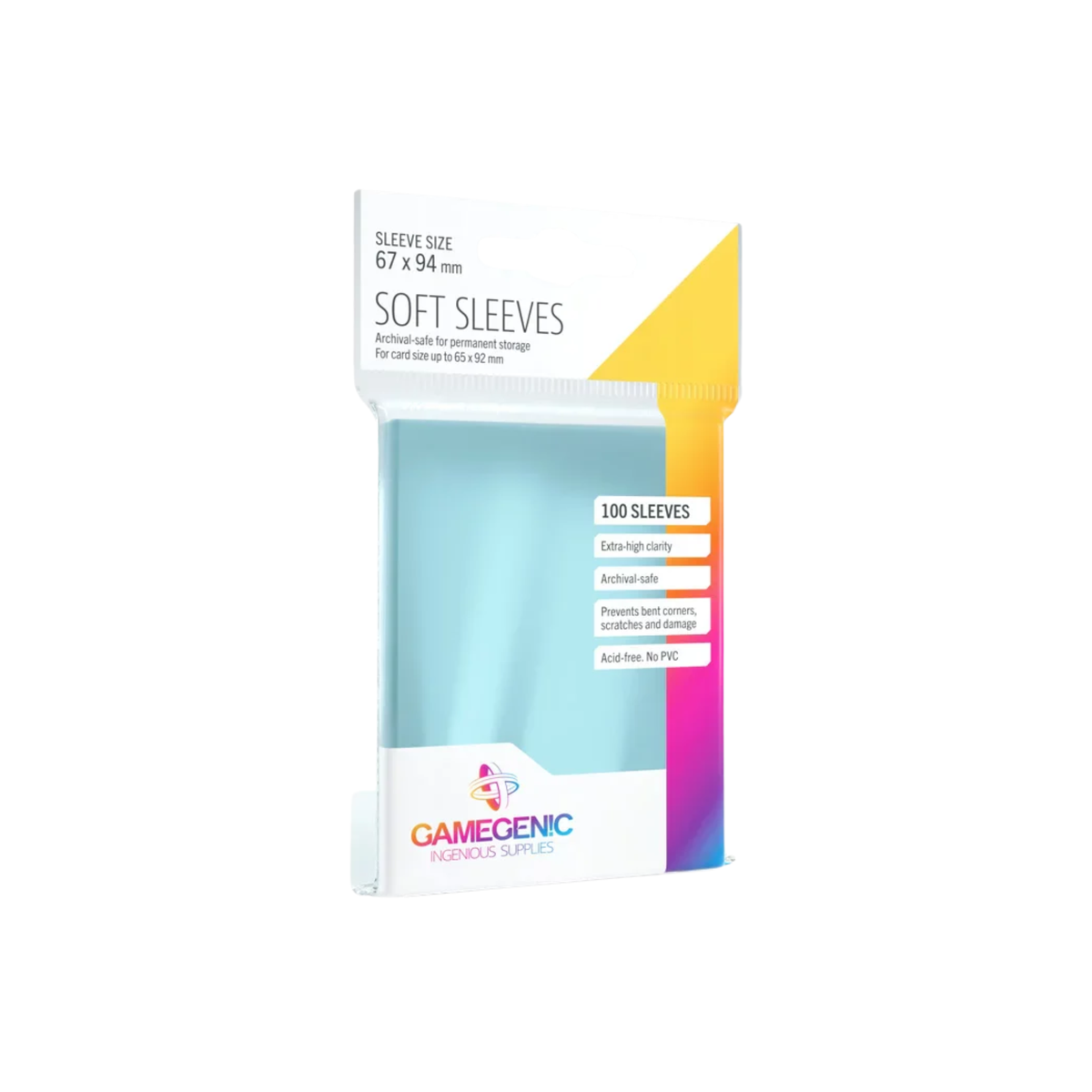 Gamegenic Sleeve Standard Size 100pcs "Soft Sleeves" (Penny Sleeve)