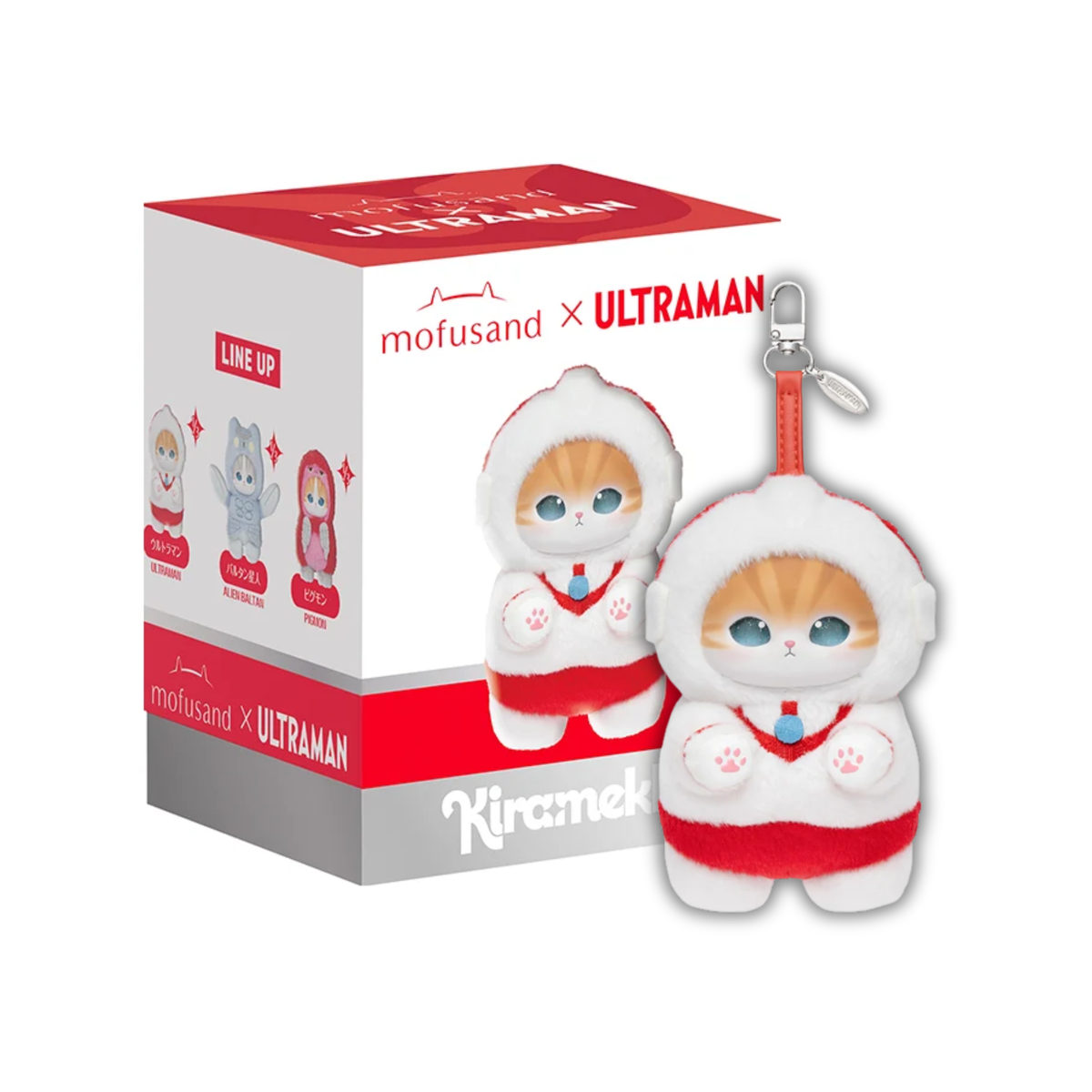Mofusand × Ultraman Kiramekko Mascot Keychain Series Blind Box (vol.1)