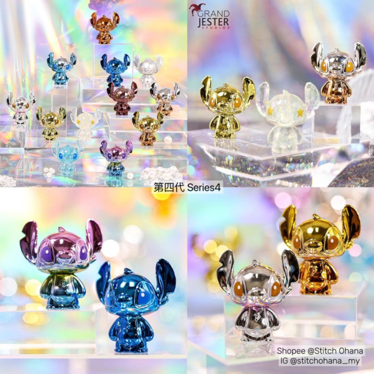 Enesco x Stitch Mini Variety Cute Blind Box 04 Generations-Single Box (Random)-Enesco-Ace Cards &amp; Collectibles