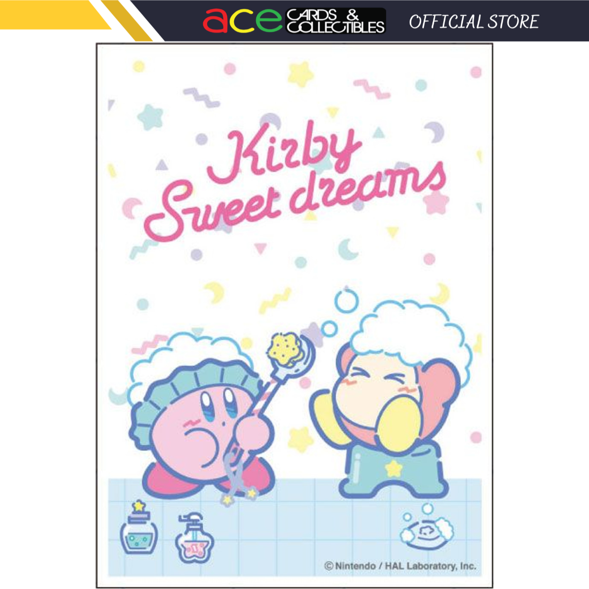 Ensky Character Sleeve - Kirby Horoscope &quot;Awaawa Kirby &amp; Waddle Dee&quot; [EN-1220]-Ensky-Ace Cards &amp; Collectibles