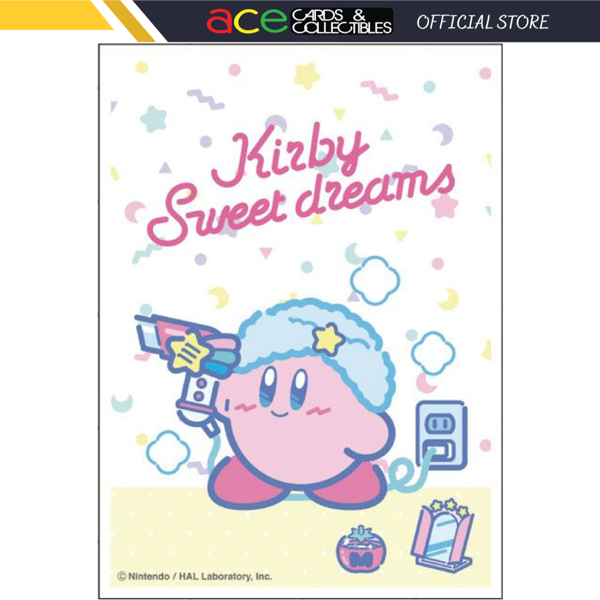 Ensky Character Sleeve - Kirby Horoscope &quot;Dryer Time&quot; [EN-1218]-Ensky-Ace Cards &amp; Collectibles