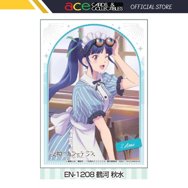 Ensky Character Sleeve Megami no Cafe Terrace "Ami Tsuruga" [EN1208 Ace Cards & Collectibles