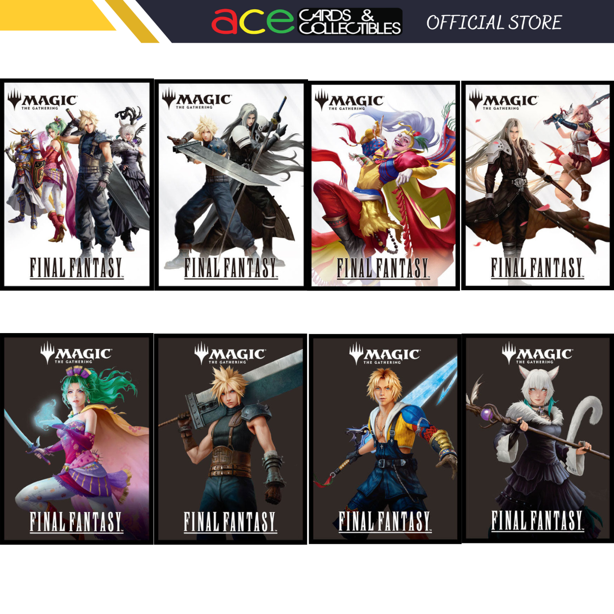 Ensky Sleeve Collection "Magic: The Gathering - Final Fantasy" Series-MFS-01-Ensky-Ace Cards & Collectibles