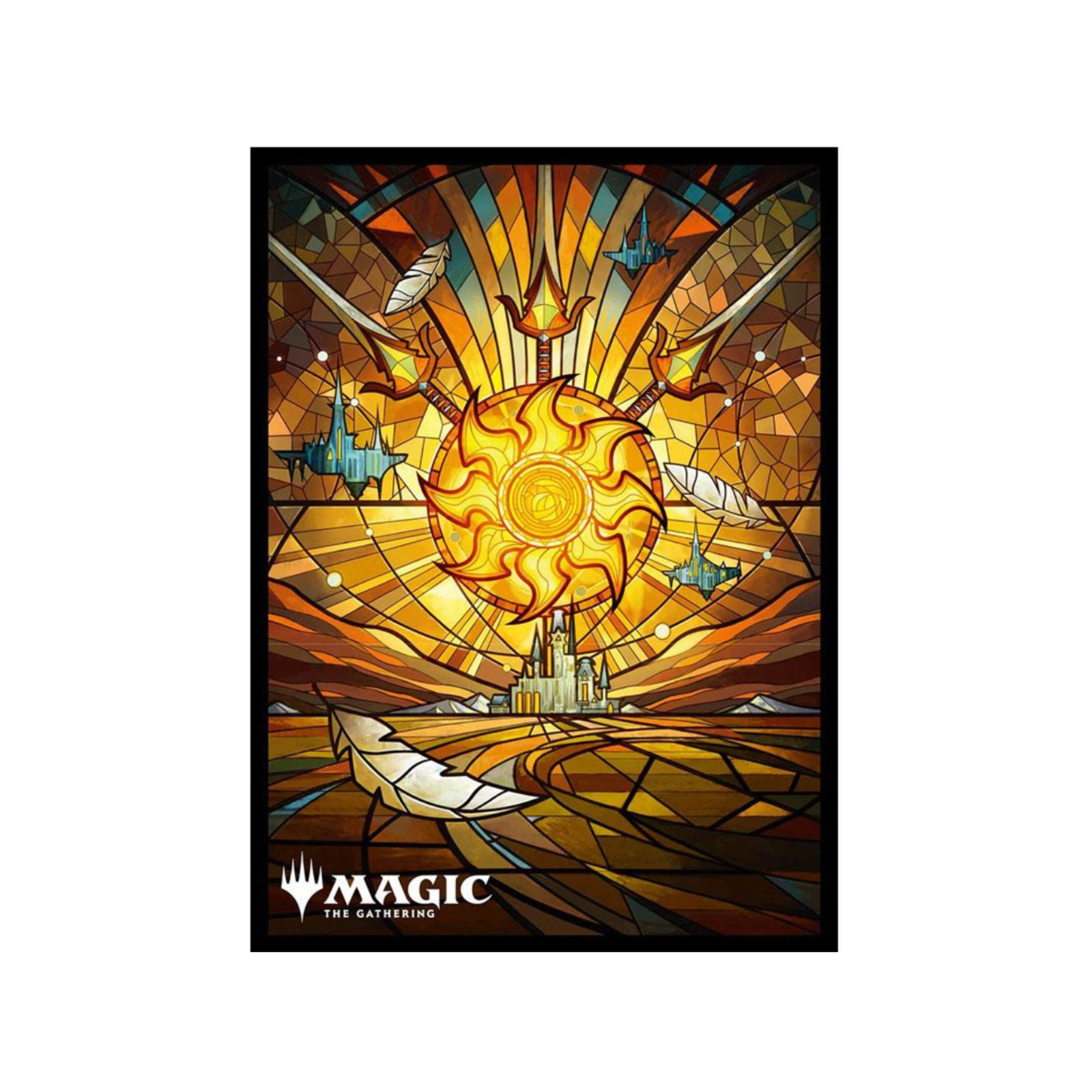 Magic: The Gathering Character Sleeve Collection [MTGS-237] "Dominaria United - Stained Glass Ver. Plains"-Ensky-Ace Cards & Collectibles