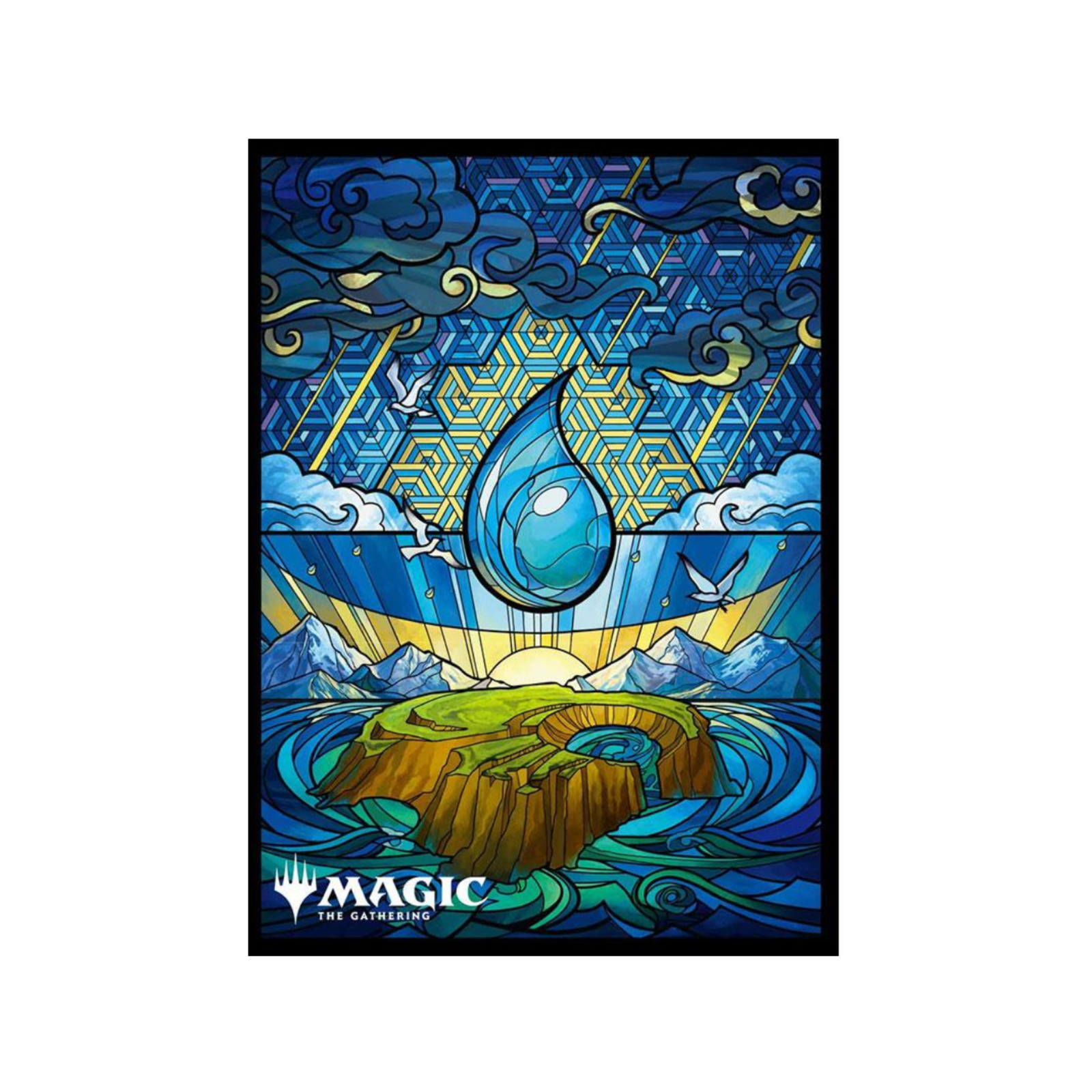 Magic: The Gathering Character Sleeve Collection [MTGS-238] "Dominaria United - Stained Glass Ver. Island"-Ensky-Ace Cards & Collectibles