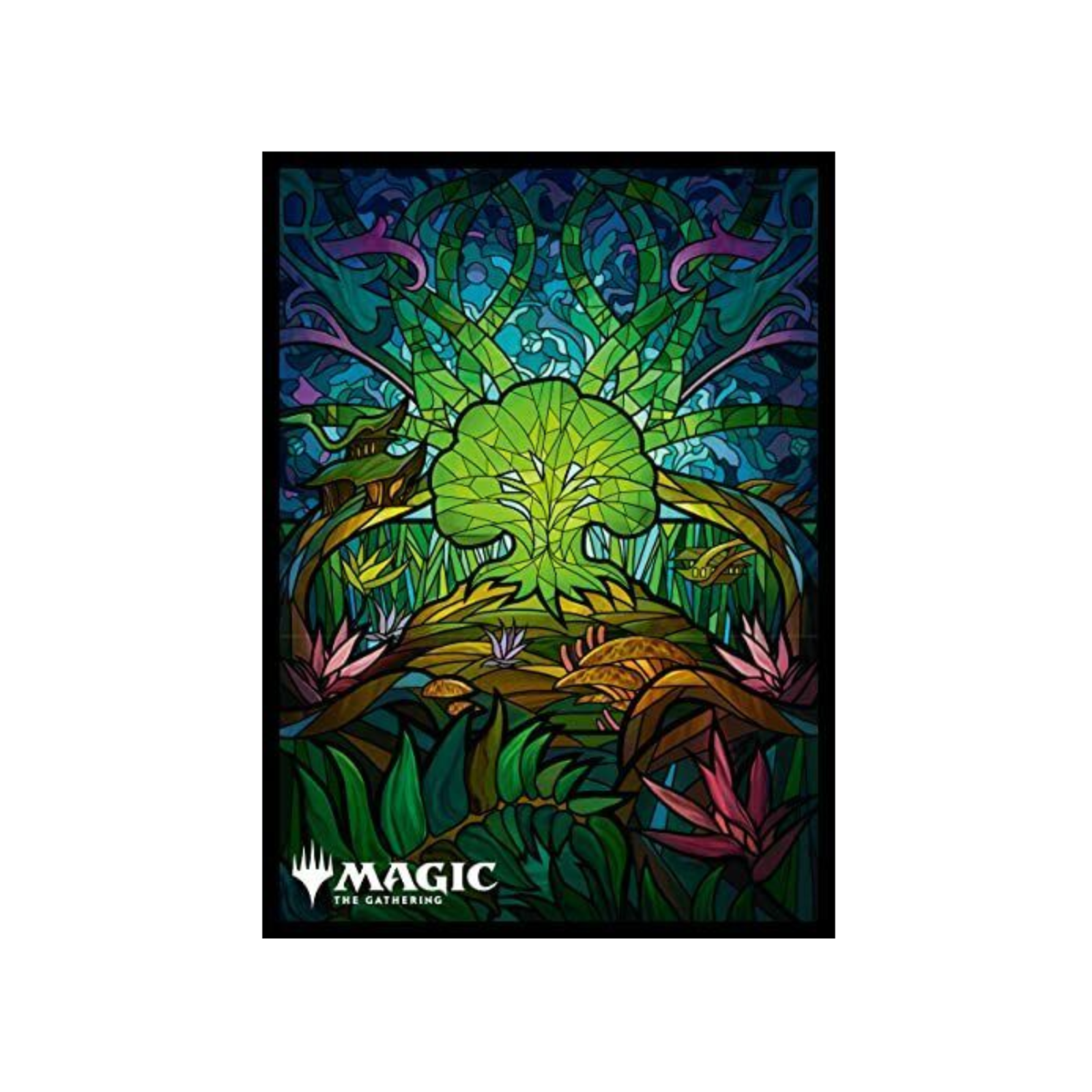 Magic: The Gathering Character Sleeve Collection [MTGS-241] "Dominaria United - Stained Glass Ver. Forest"-Ensky-Ace Cards & Collectibles