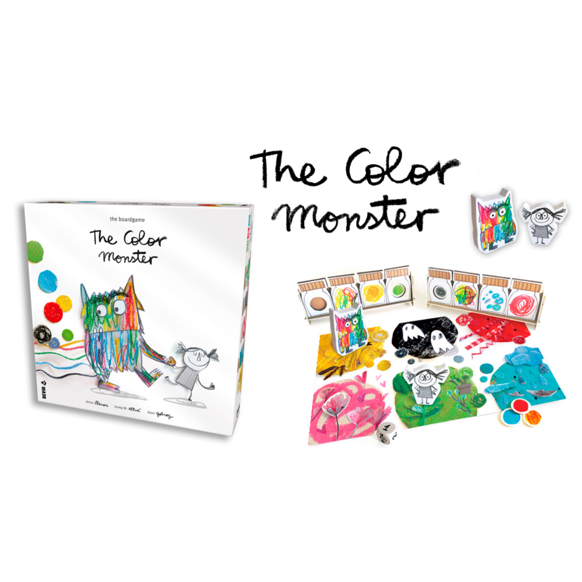 Board Game "The Color Monster Travel EN"-Exploding Kittens-Ace Cards & Collectibles