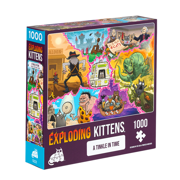 EXPLODING KITTENS 1000 Piece Puzzle "A Tinkle In Time"-Exploding Kittens-Ace Cards & Collectibles