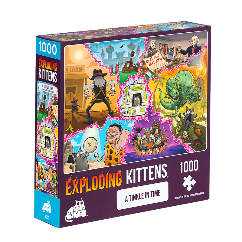 EXPLODING KITTENS 1000 Piece Puzzle "A Tinkle In Time"-Exploding Kittens-Ace Cards & Collectibles