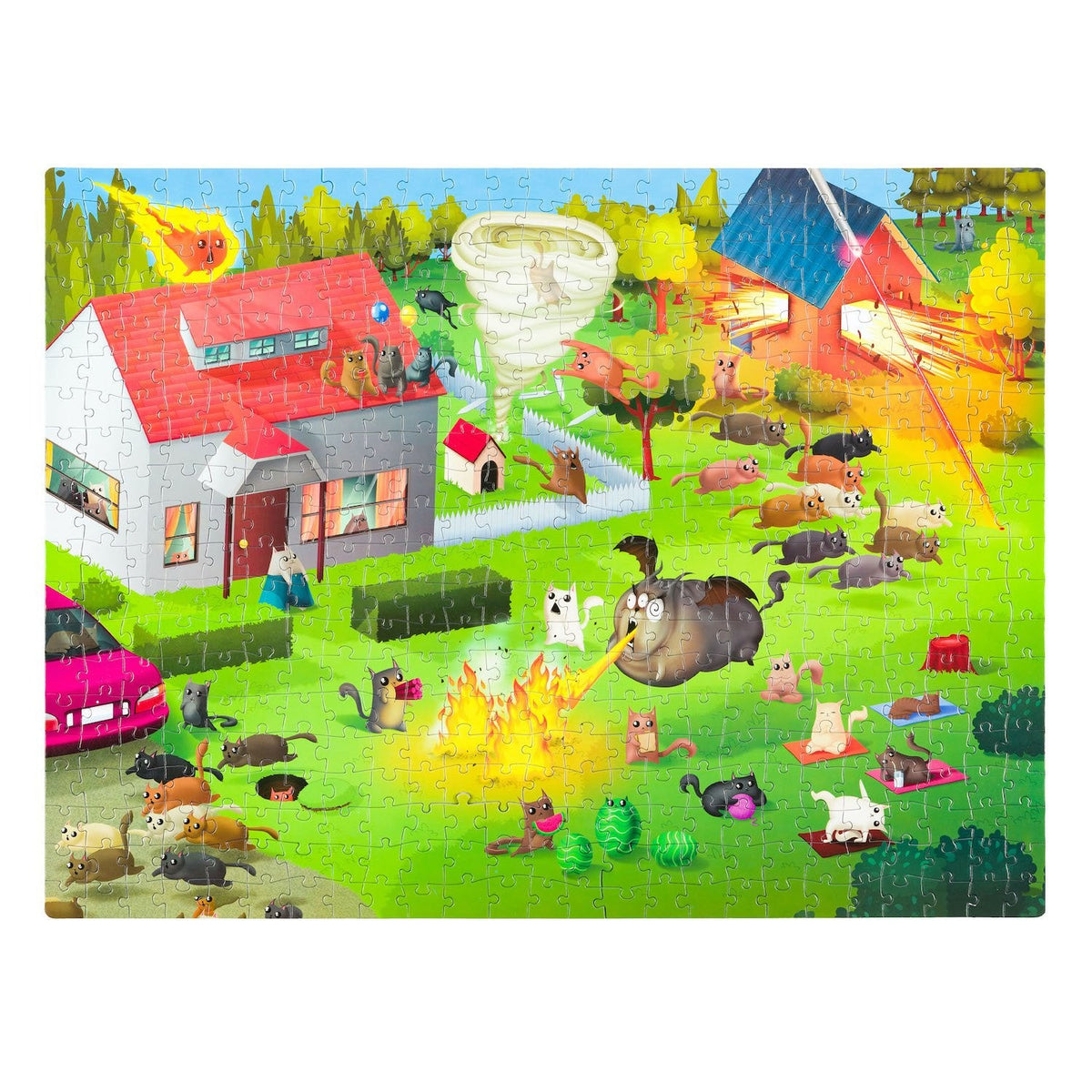EXPLODING KITTENS 1000 Piece Puzzle "Housing Boom"-Exploding Kittens-Ace Cards & Collectibles
