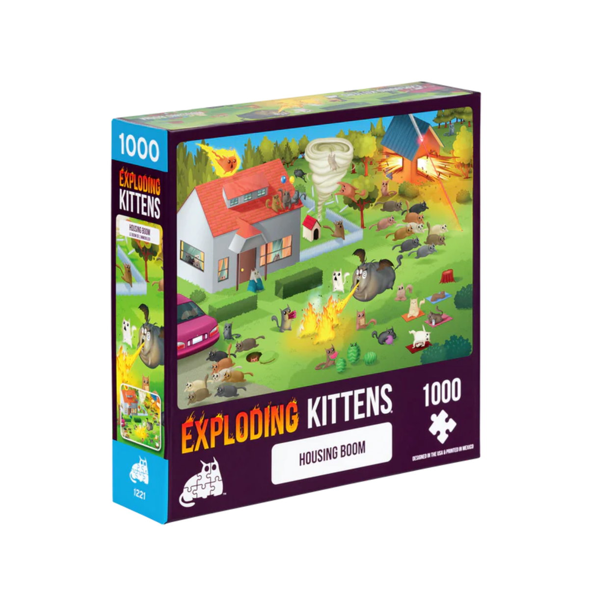 EXPLODING KITTENS 1000 Piece Puzzle "Housing Boom"-Exploding Kittens-Ace Cards & Collectibles