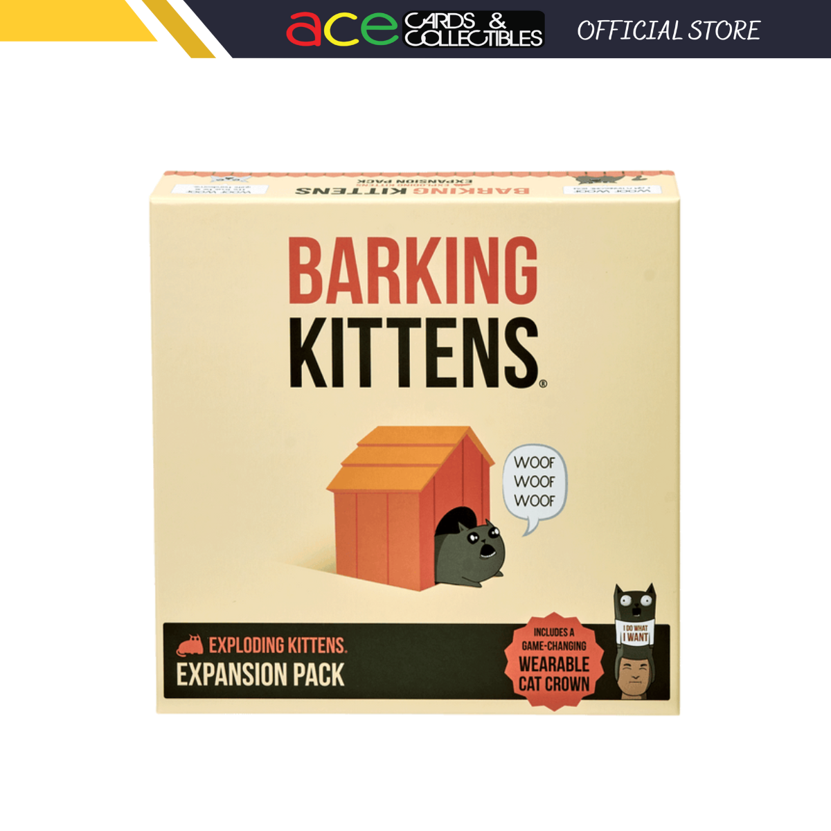 Exploding Kittens Board Game Barking Kittens: Expansion EN-Black-Exploding Kittens-Ace Cards & Collectibles