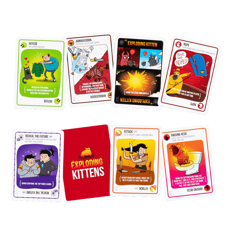 Exploding Kittens Board Game Good vs Evil-Exploding Kittens-Ace Cards &amp; Collectibles