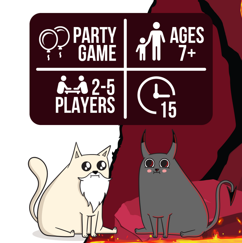 Exploding Kittens Board Game Good vs Evil-Exploding Kittens-Ace Cards &amp; Collectibles