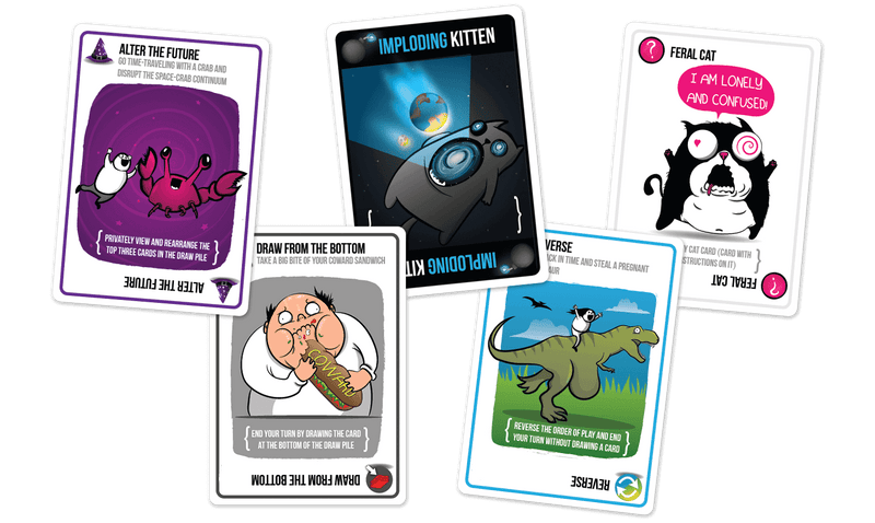 Exploding Kittens Board Game Imploding Kittens EN: Expansion-Exploding Kittens-Ace Cards & Collectibles