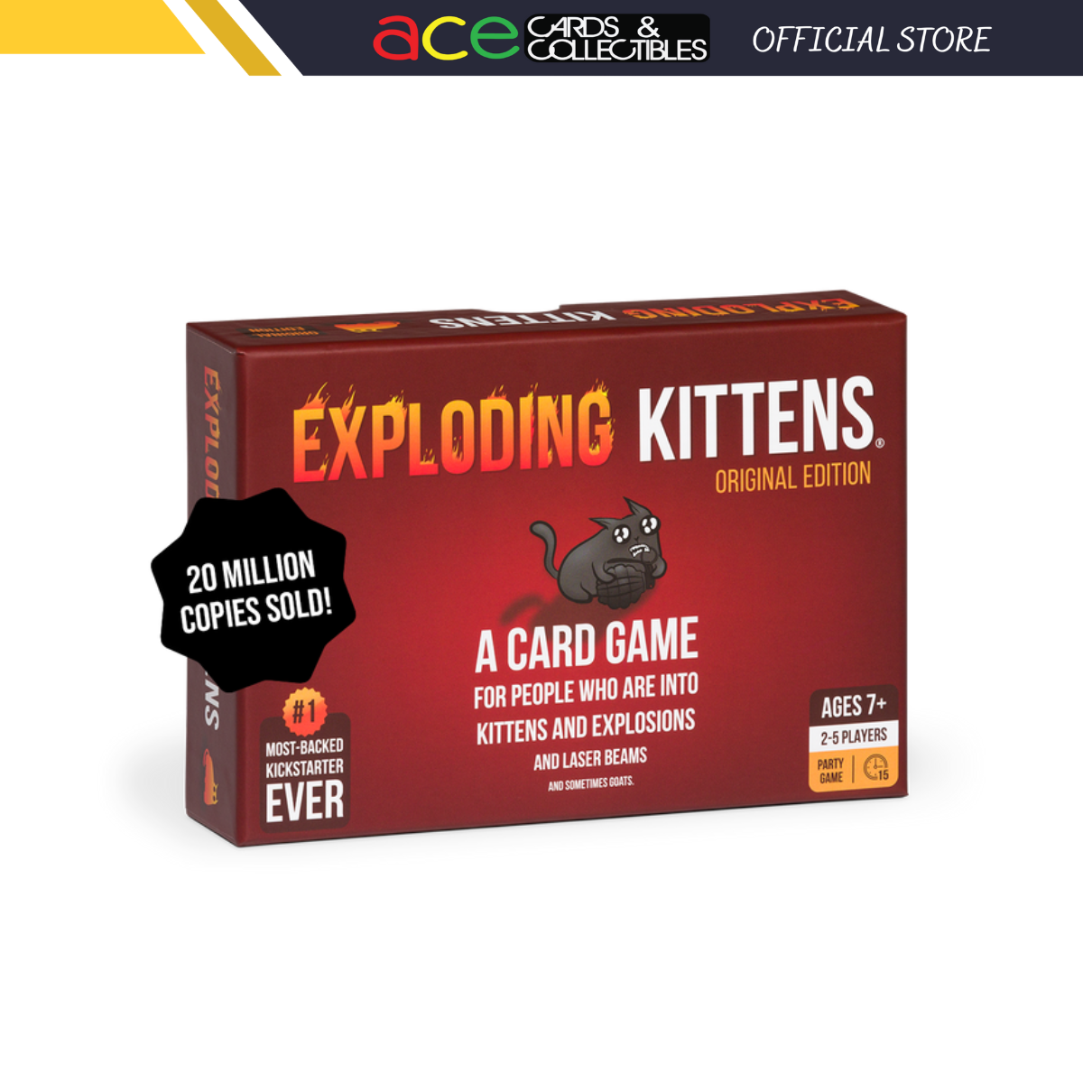 Exploding Kittens Board Game Original Edition-Exploding Kittens-Ace Cards &amp; Collectibles