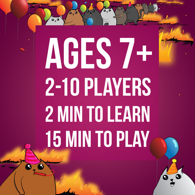 Exploding Kittens Board Game Party Pack Edition EN-Exploding Kittens-Ace Cards & Collectibles
