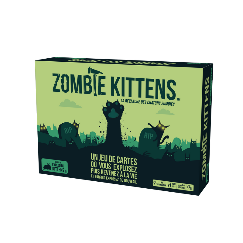 Exploding Kittens Board Game Zombie Kittens EN-Exploding Kittens-Ace Cards & Collectibles