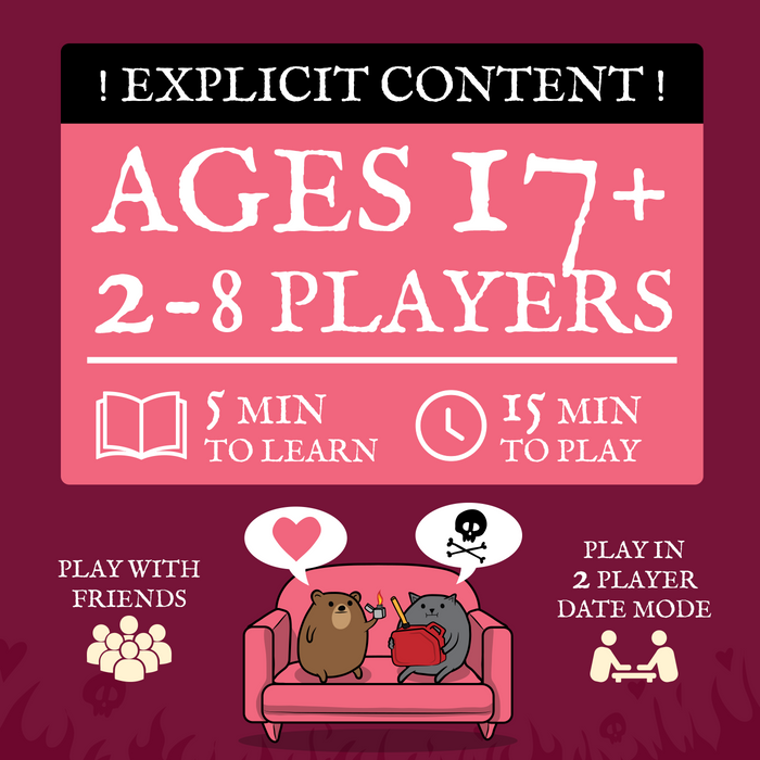 Exploding Kittens: Horrible Couple "Extra Horrible Edition"-Exploding Kittens-Ace Cards & Collectibles